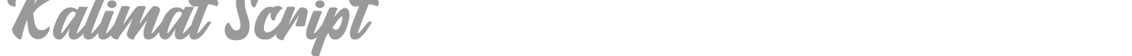 Kalimat Script font preview
